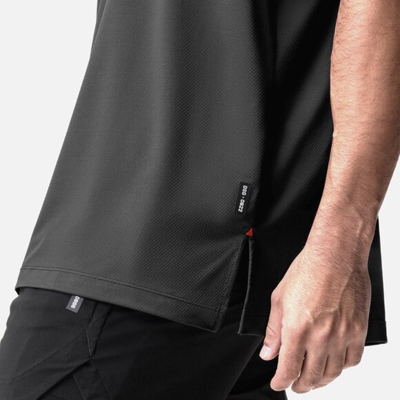 ASRV Space Grey Short Sleeve Aerosilver "BOX LOGO" Oversized Tee - Picture 4 of 5